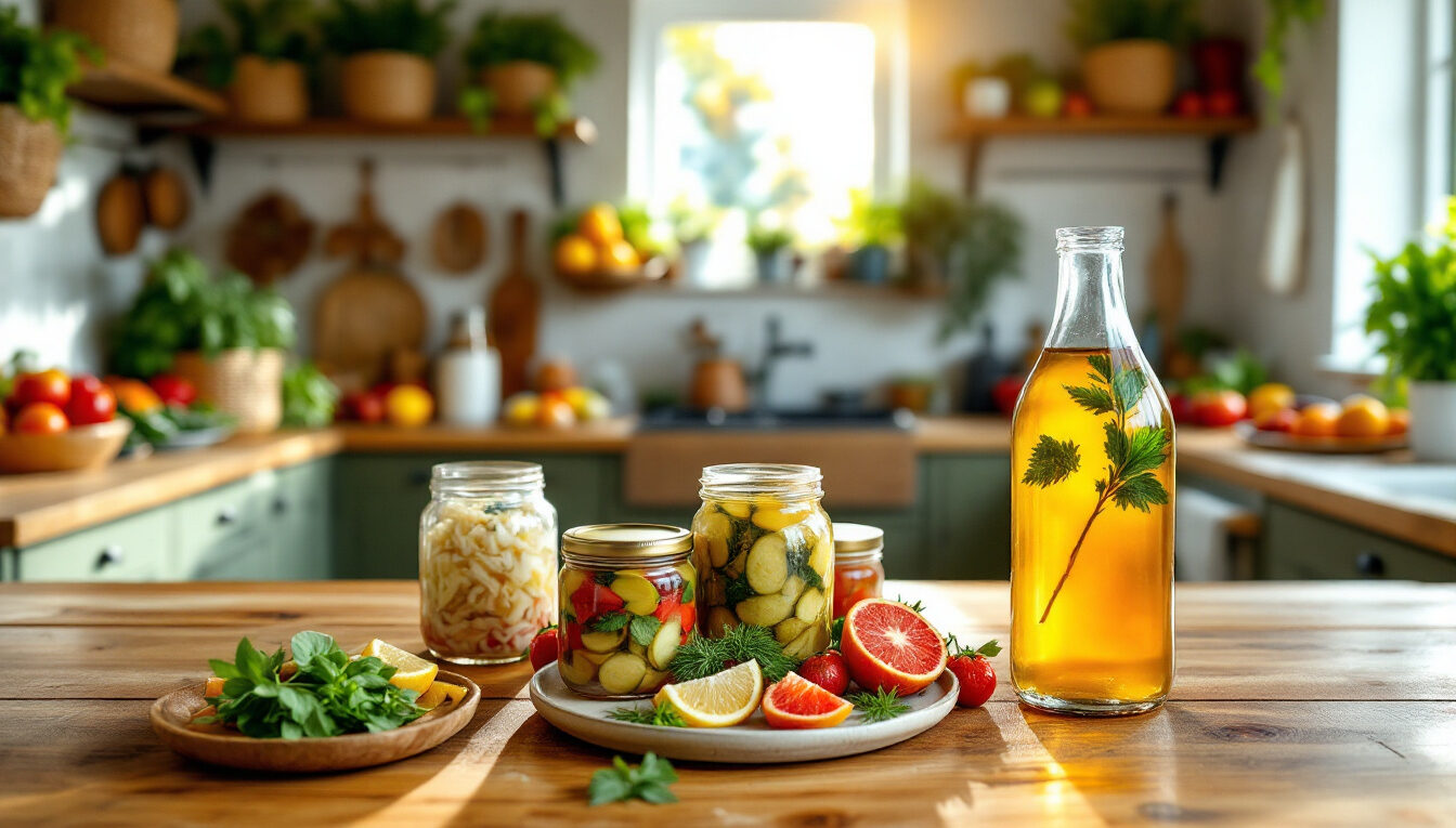 découvrez comment la fermentation maison peut transformer votre alimentation en une option plus saine et durable. apprenez des techniques simples pour préparer vos propres aliments fermentés, améliorer votre santé intestinale et réduire le gaspillage alimentaire tout en savourant des saveurs authentiques.